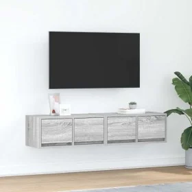 Muebles de TV 2 uds madera ingeniería gris Sonoma 60x31x25,5 cm by , TV Furniture - Ref: Foro24-861501, Price: 80,73 €, Disco...