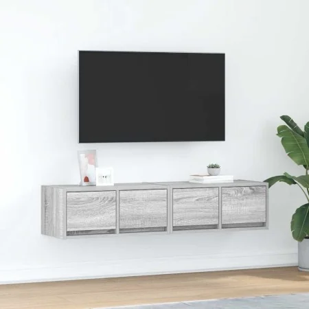 Muebles de TV 2 uds madera ingeniería gris Sonoma 60x31x25,5 cm de , Muebles TV - Ref: Foro24-861501, Precio: 80,73 €, Descue...
