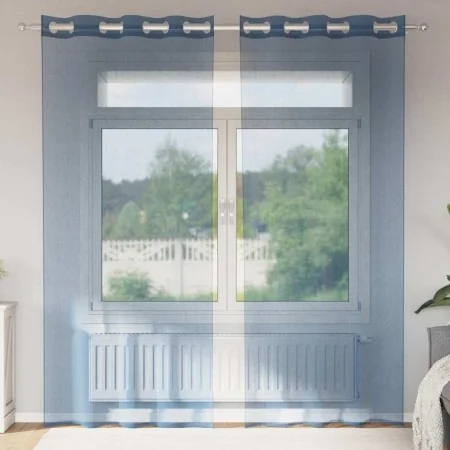 Cortinas de gasa con ojales 2 uds azul real by , Curtains and curtains - Ref: Foro24-4102116, Price: 15,04 €, Discount: %