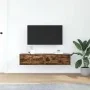 Muebles de TV 2 uds madera ingeniería color roble 60x31x25,5 cm by , TV Furniture - Ref: Foro24-861499, Price: 78,46 €, Disco...