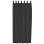 Cortinas de gasa con bolsillos para varillas 2 uds. negro by , Curtains and curtains - Ref: Foro24-4102168, Price: 13,99 €, D...