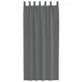 Cortinas de gasa con trabillas 2 uds gris oscuro 140x225 cm de , Cortinas y visillos - Ref: Foro24-4102273, Precio: 15,57 €, ...