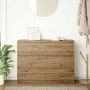 Aparador Artisan Roble 100x35x76 cm Madera de ingeniería by , Sideboards - Ref: Foro24-3328506, Price: 151,92 €, Discount: %