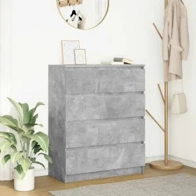 Aparador de madera de ingeniería gris hormigón 80x35x99 cm von , Sideboards - Ref: Foro24-3328483, Preis: 126,00 €, Rabatt: %