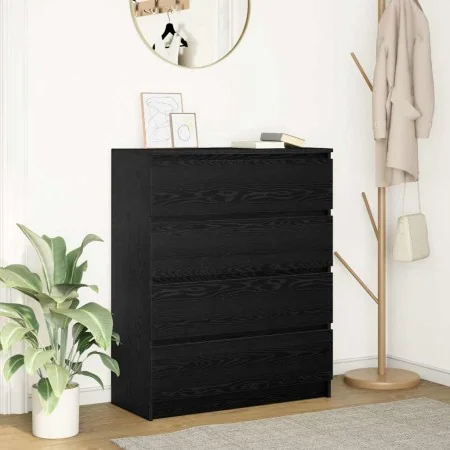 Aparador de madera de roble negro 80x35x99 cm von , Sideboards - Ref: Foro24-3328481, Preis: 133,93 €, Rabatt: %
