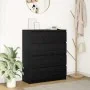 Aparador de madera de roble negro 80x35x99 cm von , Sideboards - Ref: Foro24-3328481, Preis: 133,93 €, Rabatt: %