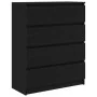 Aparador de madera de roble negro 80x35x99 cm von , Sideboards - Ref: Foro24-3328481, Preis: 133,93 €, Rabatt: %