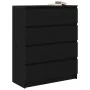 Aparador de madera de roble negro 80x35x99 cm von , Sideboards - Ref: Foro24-3328481, Preis: 133,93 €, Rabatt: %