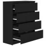 Aparador de madera de roble negro 80x35x99 cm von , Sideboards - Ref: Foro24-3328481, Preis: 133,93 €, Rabatt: %