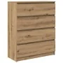 Aparador Artisan Roble 80x35x99 cm Madera de ingeniería by , Sideboards - Ref: Foro24-3328488, Price: 131,49 €, Discount: %