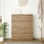 Aparador Artisan Roble 80x35x99 cm Madera de ingeniería by , Sideboards - Ref: Foro24-3328488, Price: 131,49 €, Discount: %