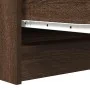 Aparador de madera de ingeniería marrón roble 100x35x76 cm de , Aparadores - Ref: Foro24-3328504, Precio: 150,72 €, Descuento: %