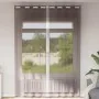 Cortinas de gasa con ojales 2 uds marrón 140x300 cm von , Vorhänge und Gardinen - Ref: Foro24-4102070, Preis: 16,17 €, Rabatt: %