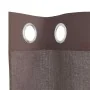 Cortinas de gasa con ojales 2 uds marrón 140x300 cm von , Vorhänge und Gardinen - Ref: Foro24-4102070, Preis: 16,17 €, Rabatt: %