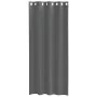 Cortinas de gasa con ojales 2 uds gris oscuro 140x225 cm von , Vorhänge und Gardinen - Ref: Foro24-4102079, Preis: 14,79 €, R...