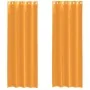 Cortinas de gasa con ojales 2 uds naranja 140x260 cm von , Vorhänge und Gardinen - Ref: Foro24-4102093, Preis: 15,29 €, Rabat...