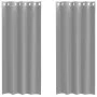 Cortinas de gasa con ojales 2 uds gris claro 140x225 cm de , Cortinas y visillos - Ref: Foro24-4102109, Precio: 15,00 €, Desc...