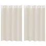Cortinas de gasa con ojales 2 uds crema 140x175 cm by , Curtains and curtains - Ref: Foro24-4102072, Price: 14,11 €, Discount: %