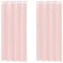 Cortinas de gasa con ojales 2 uds rosa claro 140x225 cm von , Vorhänge und Gardinen - Ref: Foro24-4102085, Preis: 14,79 €, Ra...