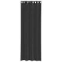 Cortinas de gasa con ojales 2 uds negro140x300 cm de , Cortinas y visillos - Ref: Foro24-4102064, Precio: 16,17 €, Descuento: %