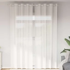 Cortinas de gasa con ojales 2 uds blanco by , Curtains and curtains - Ref: Foro24-4102154, Price: 16,15 €, Discount: %