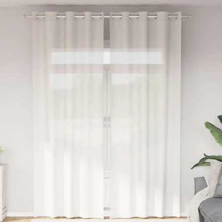 Cortinas de gasa con ojales 2 uds blanco by , Curtains and curtains - Ref: Foro24-4102154, Price: 16,15 €, Discount: %