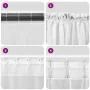 Cortinas de gasa con bolsillos para varillas 2 uds. rosa by , Curtains and curtains - Ref: Foro24-4102196, Price: 12,56 €, Di...