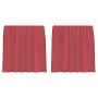 Cortinas de gasa con bolsillos para varillas 2 uds. rojo vino von , Vorhänge und Gardinen - Ref: Foro24-4102246, Preis: 12,56...