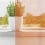 Cortinas de gasa con trabillas 2 uds naranja 140x245 cm de , Cortinas y visillos - Ref: Foro24-4102284, Precio: 15,00 €, Desc...