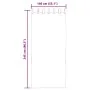 Cortinas de gasa con trabillas 2 uds naranja 140x245 cm de , Cortinas y visillos - Ref: Foro24-4102284, Precio: 15,00 €, Desc...