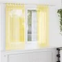 Cortinas de gasa con trabillas 2 uds amarillo 140x175 cm de , Cortinas y visillos - Ref: Foro24-4102317, Precio: 14,56 €, Des...