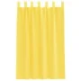 Cortinas de gasa con trabillas 2 uds amarillo 140x175 cm de , Cortinas y visillos - Ref: Foro24-4102317, Precio: 14,56 €, Des...