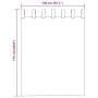 Cortinas de gasa con trabillas 2 uds amarillo 140x175 cm de , Cortinas y visillos - Ref: Foro24-4102317, Precio: 14,56 €, Des...
