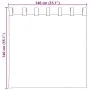 Cortinas de gasa con trabillas 2 uds rosa 140x140 cm von , Vorhänge und Gardinen - Ref: Foro24-4102286, Preis: 14,11 €, Rabat...