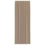 Cortinas de gasa con trabillas 2 uds marrón claro 140x260 cm von , Vorhänge und Gardinen - Ref: Foro24-4102315, Preis: 16,65 ...