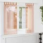 Cortinas de gasa con trabillas 2 uds terracota 140x175 cm de , Cortinas y visillos - Ref: Foro24-4102322, Precio: 13,65 €, De...