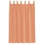 Cortinas de gasa con trabillas 2 uds terracota 140x175 cm de , Cortinas y visillos - Ref: Foro24-4102322, Precio: 13,65 €, De...