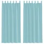 Cortinas de gasa con trabillas 2 uds turquesa 140x245 cm by , Curtains and curtains - Ref: Foro24-4102329, Price: 14,92 €, Di...