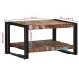 Mesa de centro multicolor 70x50x38 cm madera maciza reciclada von , Couchtisch - Ref: Foro24-4102720, Preis: 95,01 €, Rabatt: %