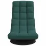 Silla giratoria de suelo de tela verde oscuro 70x51x79 cm de , Sillas de suelo - Ref: Foro24-4019729, Precio: 122,86 €, Descu...