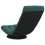 Silla giratoria de suelo de tela verde oscuro 70x51x79 cm de , Sillas de suelo - Ref: Foro24-4019729, Precio: 122,86 €, Descu...