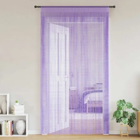Cortinas de cuerdas 2 uds morado 100x250 cm by , Curtains and curtains - Ref: Foro24-4102047, Price: 15,95 €, Discount: %