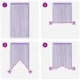 Cortinas de cuerdas 2 uds morado 100x250 cm by , Curtains and curtains - Ref: Foro24-4102047, Price: 15,95 €, Discount: %