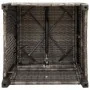 Silla de jardín reclinable con mesa auxiliar ratán gris by , Garden chairs - Ref: Foro24-4108271, Price: 146,54 €, Discount: %