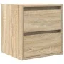 Mesilla de noche de pared roble Sonoma 38x34x40 cm de , Mesitas de noche - Ref: Foro24-861251, Precio: 47,02 €, Descuento: %
