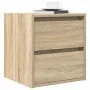 Mesilla de noche de pared roble Sonoma 38x34x40 cm de , Mesitas de noche - Ref: Foro24-861251, Precio: 47,02 €, Descuento: %