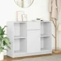 Aparador con cajón blanco 101x35x76 cm madera de ingeniería by , Sideboards - Ref: Foro24-861562, Price: 93,51 €, Discount: %