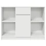 Aparador con cajón blanco 101x35x76 cm madera de ingeniería by , Sideboards - Ref: Foro24-861562, Price: 93,51 €, Discount: %