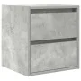 Mesilla de noche de pared gris hormigón 38x34x40 cm by , Nightstands - Ref: Foro24-861253, Price: 47,02 €, Discount: %