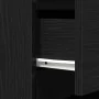 Mesillas de noche con 3 cajones 2 uds. Negro 39x35x65 cm von , Nachttische - Ref: Foro24-861340, Preis: 113,36 €, Rabatt: %